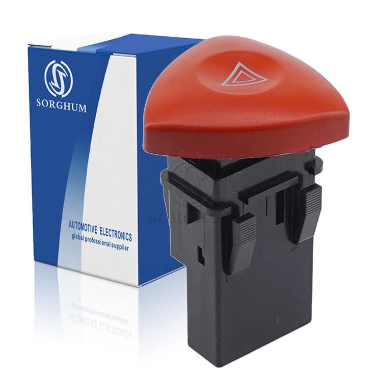 Sorghum 8200442724 252904889R 820048004 93856337 Hazard Light Warning Switch Button for Renault Espace Laguna Trafic